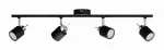 Meranti bar/tube black 4x35W 230V Oświetlenie punktowe
