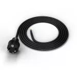 PP-40H/2M/3X1,5/H05RR Przewód przyłączeniowy z wtyczką prostą IP44; 3x1,5; H05RR; 2m; czarny