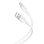 GSM117362 XO kabel NB212 USB - microUSB 1,0 m 2,1A biały
