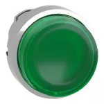 Harmony XB4 Główka przycisku wystającego z samoczynnym powrotem LED zielona metalowa