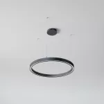 ALFREDO 1000/U wisząca DIRECT LED PHILIPS LV 63W/10000lm/3000K/TD/CAS, 230V, czarny (mat) RAL 9017