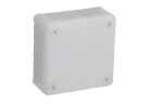 041-01 Biała Puszka hermetyczna n/t 98x98x42mm IP55 12-wl dł.gum.