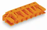 Gniazdo THT 0.6 x 1.0 mm solder pin konstrukcja kątowa, pomarańczowe 232-863/047-000