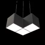 Oprawa NOISE CORNER LED zw ED 1000lm/830 PLX czarny mat 13 W
