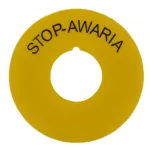 PROMET Pierścienie żółte z nadrukiem STOP-AWARIA do NEF22