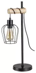 5245 Lampa stołowa Fabian E27 1x MAX 40W, czarna matowa, z włącznikiem/wyłącznikiem kablowym, wysokość 55cm