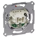 Merten, mechanizm łącznika 1-biegunowego z sygnalizacją załączenia, podtynkowy, zaciski bezśrubowe MTN3101-0000