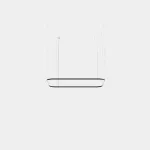 Pendant Geometric Rectangle Mini 2500x1600mm LED 157W LED neutral-white 4000K 0-10V Black 10965lm RS6W-00X9AZRU05