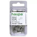 HTI  - 4/10 końc. tulejkowa  izol szare 25szt