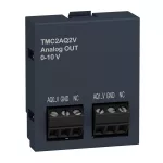 Modicon M221, kaseta we/wy, 2 wyjścia analogowe napięciowe, zaciski śrubowe