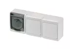 Wyłącznik hermetyczny BETA1,2xjedn+2P+Z IP44,dymnym,schuk