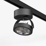 DEDRA A1Td LED111 projektor track max. 1x20W, G53, 12V/DC, czarny głęboki (mat struktura) RAL 9005