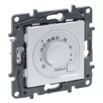 Niloe Step - termostat pokojowy- kolor aluminium, Legrand