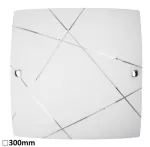 3698 Plafon Phaedra E-27/60W 300mm biały 230V, 50Hz