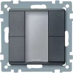 KNX przycisk natynkowy 2-kr. plus antracytowy System M