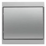 WP-8L/M Wyłącznik krzyżowy-LUNA- p/t; srebrny