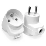 WT-16G Wtyczka rozbieralna, z gniazdem 2p+Z, 16A, ~250V; WT-16G; biały