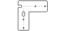 Łącznik kątowy I-LINE-BIND90 / srebrna 9006ds / + akcesoria