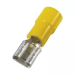 Konektory izolowane nasuwki 4,0-6,0/6,3x0,8 PC żółte 100szt