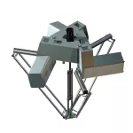 PacDrive robot, P4, 3-5 axis, dopuszczalne obciążenie 15 kg, Zakres roboczy 0-1200 mm