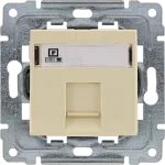 DANTE Gniazdo komputerowe poj. RJ45 (wkład MOLEX), bez ramki, KREM