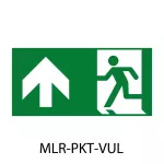 PIKTOGRAM DO OPRAWY MALER WERTYKALNY STRZAŁKA W GÓRĘ PO LEWEJ STRONIE 324 X 158 MM