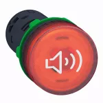 Brzęczyk ciągły/przer podświetlany czerwony 110/120V Harmony XB5