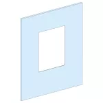 Rozdzielnice PrismaSet, płyta czołowa dla poziomego ISFT160 160A 250mm