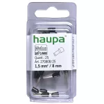 HTI  - 1,5/8 końc. tulejkowa  izol czarna 25szt