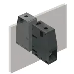WGK 95 BK BX Złączka przepustowa, nr.katalogowy 1250680000