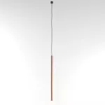 NER 500 wisząca max. 1x2,5W, G9, 230V, przewód czarny, kolor miedzi (gładki mat)