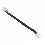 Złączka LED RGBW 12mm dwustronna z przewodem
