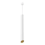 PIXO 610 wisząca max 1x50W, GU10, 230V, kolor złota, biały sygnałowy (mat struktura) RAL 9003 T068P61Wh962117