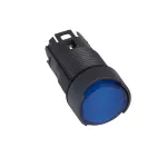 Główka przycisku podświetlanego niebieski kryty Ø16 zintegrowany LED Harmony XB6