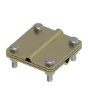 [MS] Złącze uniwersalne drut Ø8 / drut Ø8 80x80mm