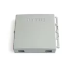 Gniazdo optyczne FTTH 2F BOX-2C z pokrywką na zawiasie (2xSC) (3462)