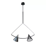 RIM C1 wisząca LED 12W/1164lm/3000K, 230V, czarny głęboki (mat struktura) RAL 9005