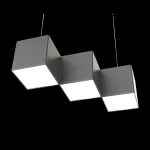Oprawa NOISE STEPS LED zw ED 1000lm/830 PLX szary ciemny mat 13 W