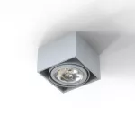 TUZ C4Sd LED111 stropowy max. 1x20W, G53, 12V/DC, srebrny aluminiowy (mat struktura) RAL 9006
