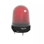 Sygnalizator świetlny z brzęczkiem, czerwony, Ø100, 70...90 dB, zintegrowany LED, 100...230 V AC Harmony XVR