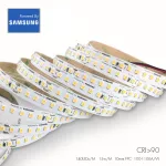 TAŚMA LED SAMSUNG / 24V / 2835 / 15W / 140 LED / IP20 / 4000K +/-200K / 110lm/W / RA>90 / 5m / 10mm