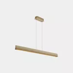 Pendant Bravo LED 40.7W LED warm-white 3000K ON-OFF Gold 3075lm 00-4925-F5-M1