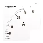 PowerLogic Skala do amperomierza 3In 96x96mm 0-30-90A