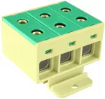 ZŁĄCZKA SZYNOWA JEDNOPOLOWA ZGX 3x35 MM2 ŻÓŁTO - ZIELONA (Al/Cu)