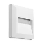 Wall fixture IP65 Kossel Indirect Square 125mm LED 1.5W LED neutral-white 4000K ON-OFF White 65lm 05-9802-14-CM