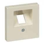 Merten, System M, płytka centralna mechanizmu gniazda RJ45, pojedyncza, kremowy