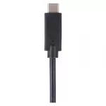Kabel USB 3.1, wtyk C - C, szybkie ładowanie, transmisja danych, 1 m, czarny