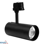 SPOT COB VERKO CZARNY 3-FAZOWY 30W 3000K 2300LM 36°