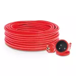 PJ-PRO/Z/30M/3X1,5/H05RR-F Przedłużacz jednogniazdowy warszatatowy PROFESSIONAL; IP44; 16A; H05RR-F; 3X1,5; 30m; czerwony