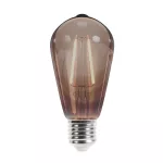RTV0100018 Żarówka LED Filament E27 ST64 4W 230V 2000K 400lm COG dymiona Forever Light